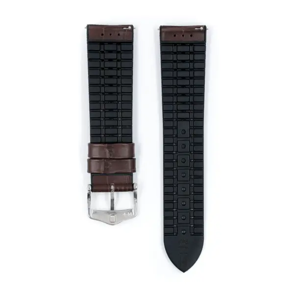 HIRSCH Paul - Alligator Grain Performance Watch Strap - Brown - Image 3