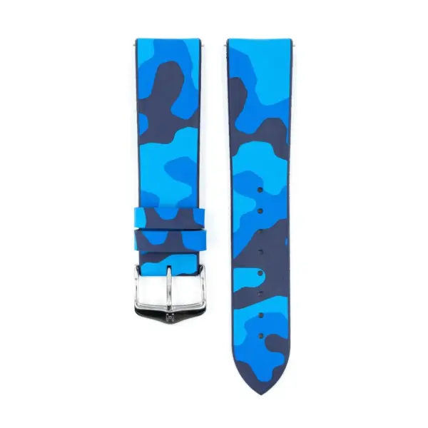 HIRSCH John - Camouflage Performance Watch Strap - Blue - Image 2