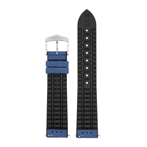 HIRSCH Arne - Vegan Performance Watch Strap - Blue - Image 3